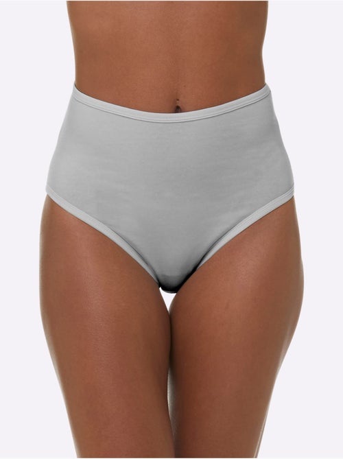 Lot de 3 - slip taille haute jersey fin - taille standard - witt - Kiabi Lot de 3 - slip taille haute jersey fin - taille standard - witt - Kiabi