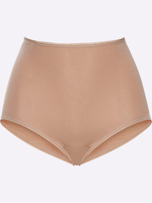 Lot de 3  - Slip Taille Haute Jersey Fin - Taille Standard - Witt - Kiabi
