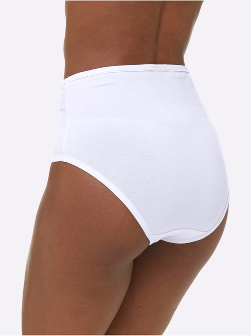 Lot de 3 - slip taille haute jersey fin - taille standard - witt - Kiabi Lot de 3 - slip taille haute jersey fin - taille standard - witt - Kiabi