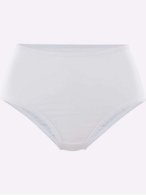 Lot de 3 - slip taille haute jersey fin - taille standard - witt - Kiabi Lot de 3 - slip taille haute jersey fin - taille standard - witt - Kiabi