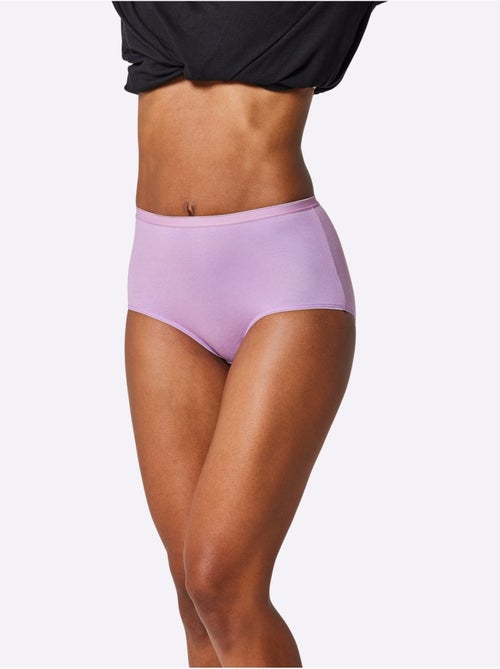 Lot de 3 - Slip Taille Haute Jersey Fin - Taille Standard - Witt - Kiabi Lot de 3 - Slip Taille Haute Jersey Fin - Taille Standard - Witt - Kiabi
