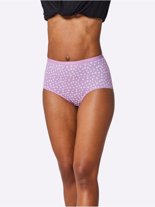 Lot de 3 - Slip Taille Haute Jersey Fin - Taille Standard - Witt - Kiabi Lot de 3 - Slip Taille Haute Jersey Fin - Taille Standard - Witt - Kiabi