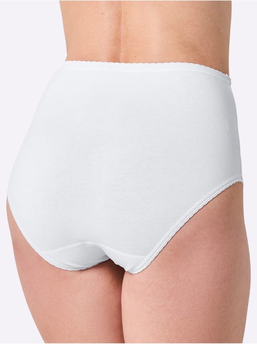 Lot de 3  - Slip Taille Haute Jersey Fin - Taille Standard - Witt - Kiabi