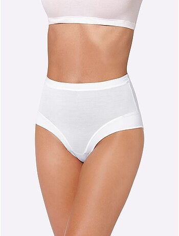 Lot de 3 - Slip Taille Haute Jersey Fin - Taille Standard - Witt