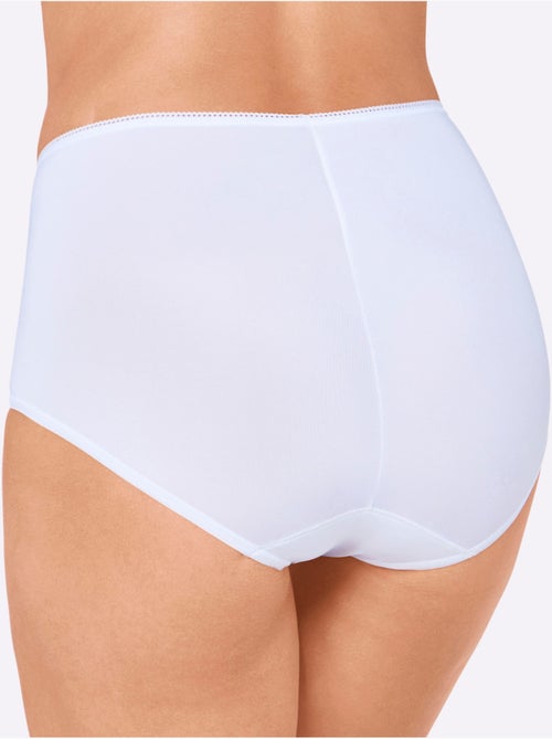 Lot de 3 - Slip Taille Haute Jersey Fin - Taille Standard - Witt - Kiabi Lot de 3 - Slip Taille Haute Jersey Fin - Taille Standard - Witt - Kiabi