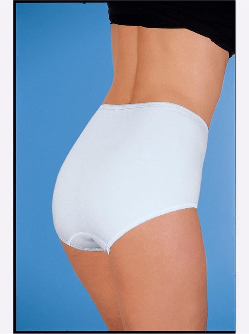 Lot de 3 - Slip Taille Haute Jersey Fin - Taille Standard - Witt - Kiabi Lot de 3 - Slip Taille Haute Jersey Fin - Taille Standard - Witt - Kiabi