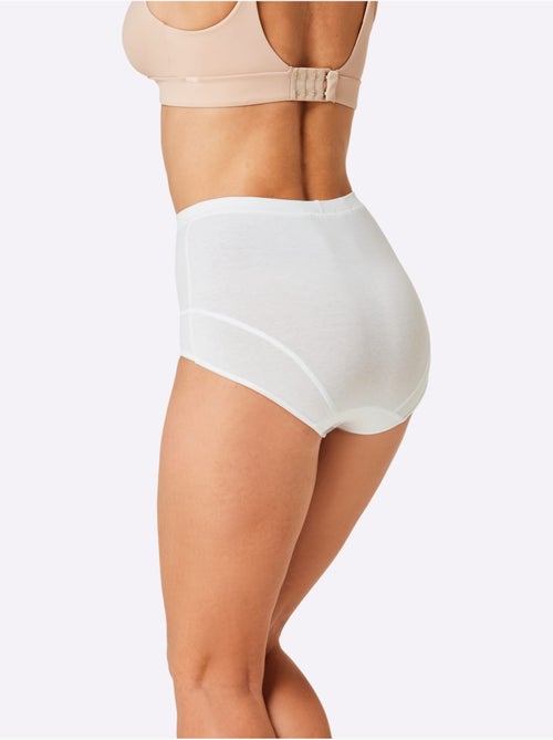 Lot de 3  - Slip Taille Haute Jersey Fin - Taille Standard - Witt - Kiabi