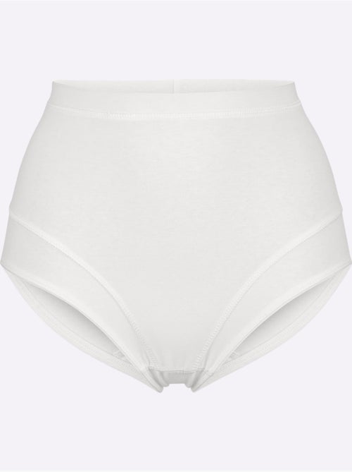 Lot de 3  - Slip Taille Haute Jersey Fin - Taille Standard - Witt - Kiabi