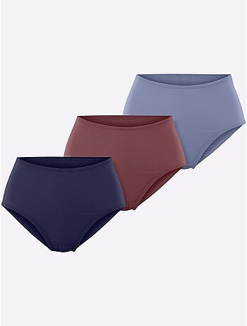Lot de 3 - slip taille haute jersey fin - taille standard - witt