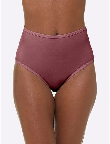Lot de 3 - slip taille haute jersey fin - taille standard - witt