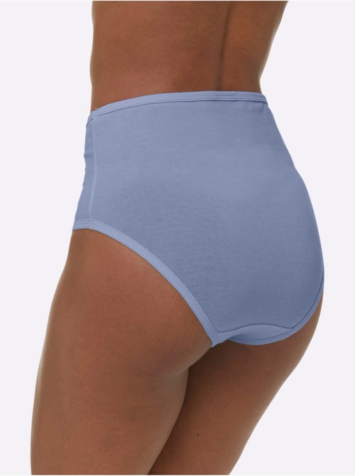Lot de 3  - slip taille haute jersey fin - taille standard - witt - Kiabi