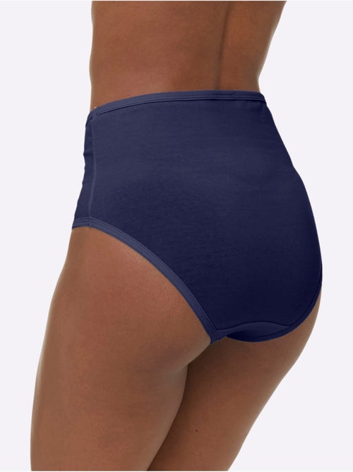 Lot de 3  - slip taille haute jersey fin - taille standard - witt - Kiabi