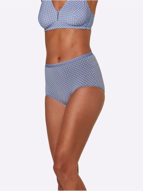 Lot de 3  - Slip Taille Haute Jersey Fin - Taille Standard - Witt - Kiabi