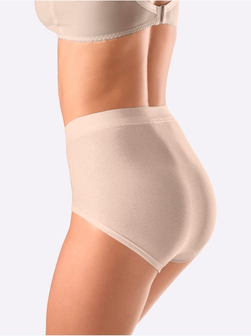 Lot de 3  - slip taille haute jersey fin - taille standard - witt - Kiabi