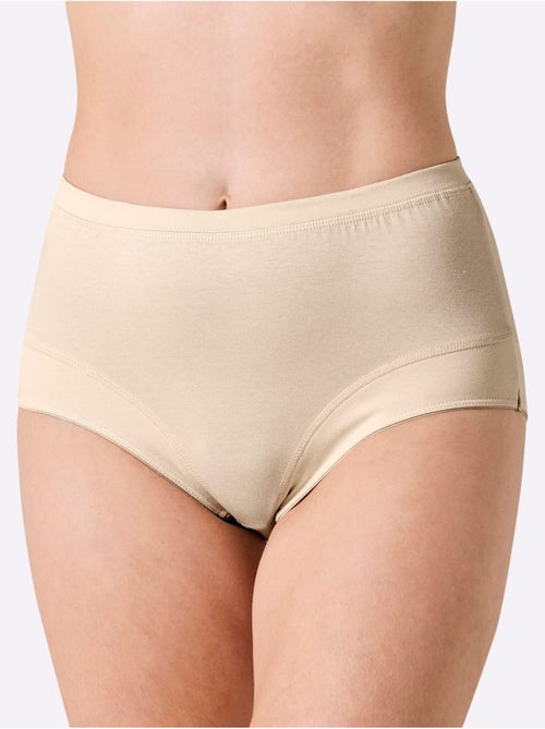 Lot de 3  - Slip Taille Haute Jersey Fin - Taille Standard - Witt - Kiabi