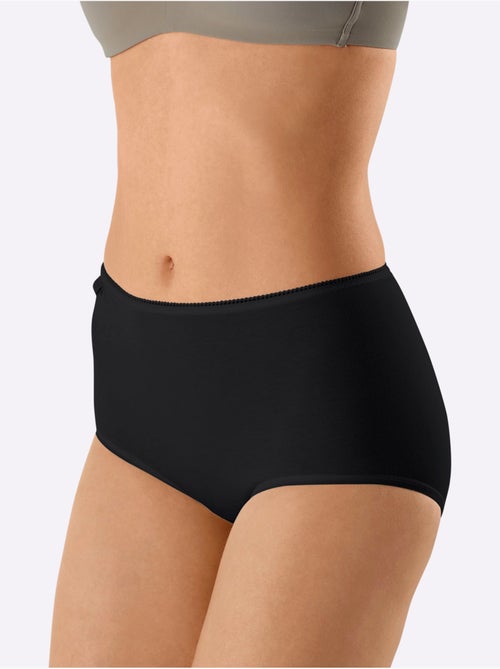 Lot de 3  - Slip Taille Haute Jersey Fin - Taille Standard - Witt - Kiabi