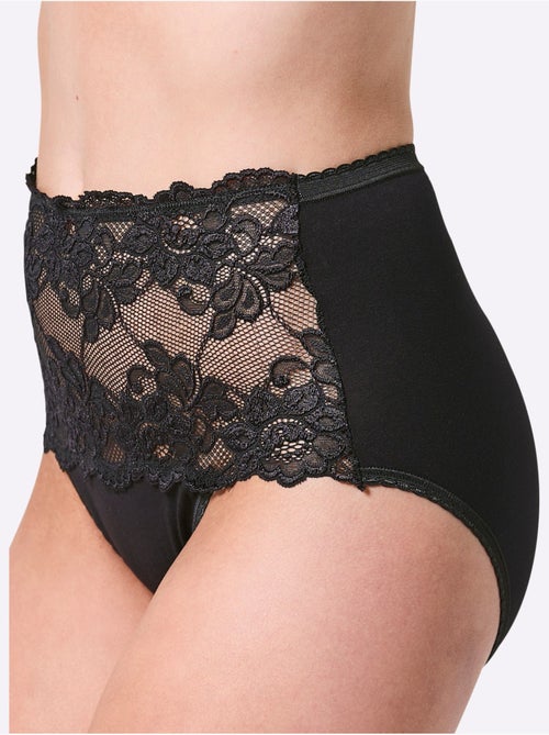 Lot de 3  - Slip Taille Haute Jersey Fin - Taille Standard - Witt - Kiabi