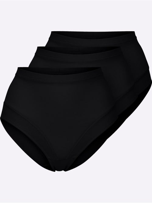 Lot de 3  - Slip Taille Haute Jersey Fin - Taille Standard - Witt - Kiabi