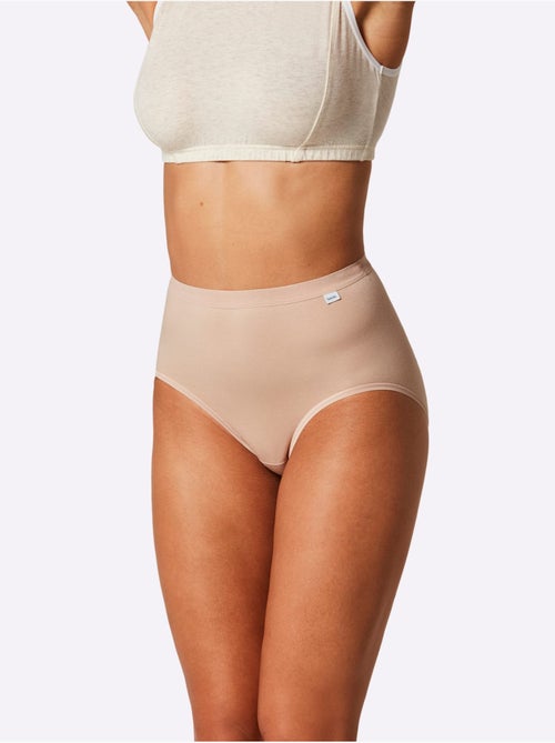 Lot de 3 - Slip Taille Haute Jersey Fin - Taille Standard - Witt - Kiabi Lot de 3 - Slip Taille Haute Jersey Fin - Taille Standard - Witt - Kiabi