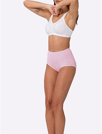 Lot de 3 - Slip Taille Haute Lot De (3 Pièces) - Moda Vilona