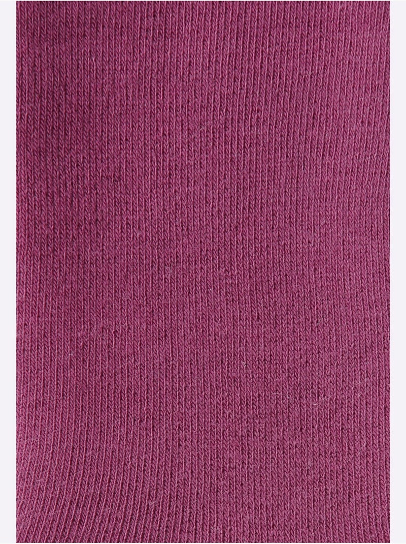 Lot de 3  - Socquettes Pour Dames Qualité Coton - Taille Standard - Witt Rouge - Kiabi