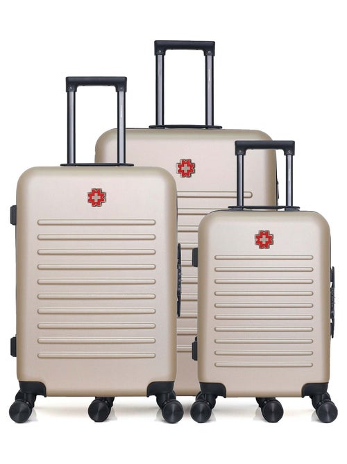 Lot de 3  -  Valise grand format, valise weekend et valise cabine WIL - Kiabi