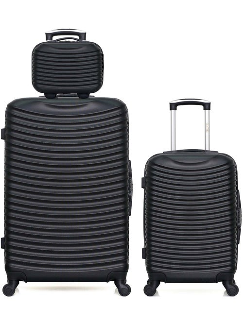 Lot de 3 - Valises grand format, cabine et vanity ETNA - Kiabi