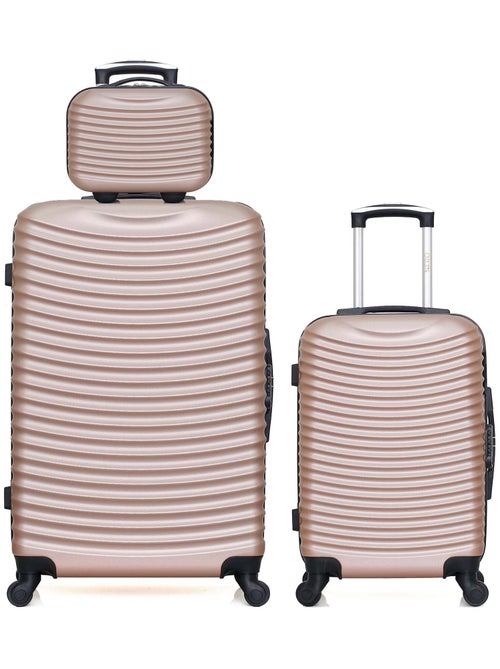 Lot de 3 - Valises grand format, cabine et vanity ETNA - Kiabi