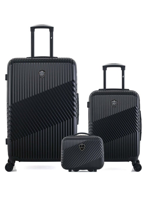 Lot de 3 - Valises grand format, cabine et vanity PETER - Kiabi