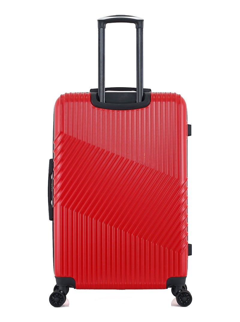 Lot de 3 - Valises grand format, cabine et vanity PETER Rouge - Kiabi