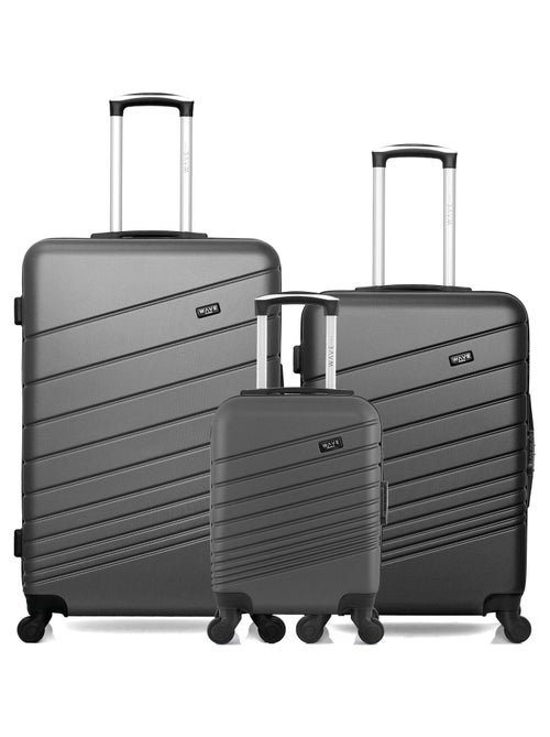 Lot de 3 - Valises grand format, weekend et cabine XXS TIGRE - Kiabi