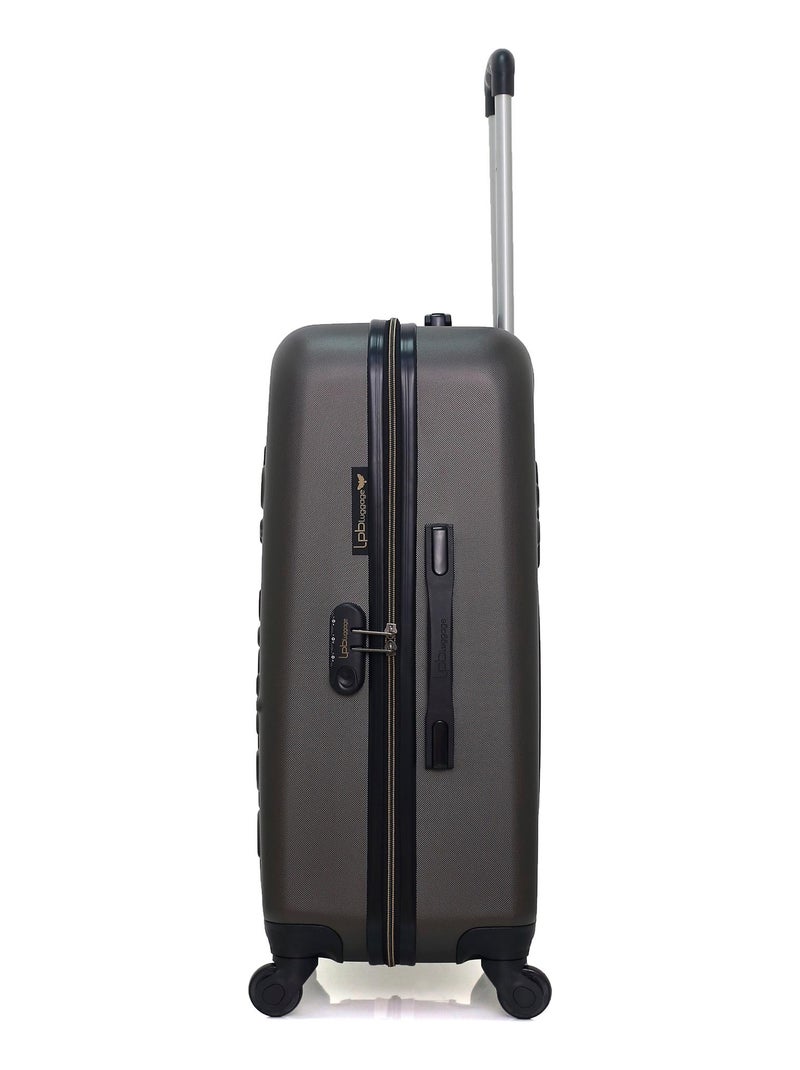 Lot de 3 - Valises weekend, cabine et vanity ELEONOR Gris foncé - Kiabi