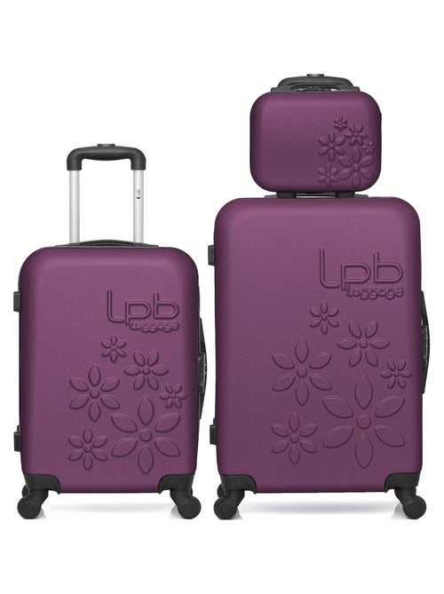 Lot de 3 - Valises weekend, cabine et vanity ELEONOR - Kiabi