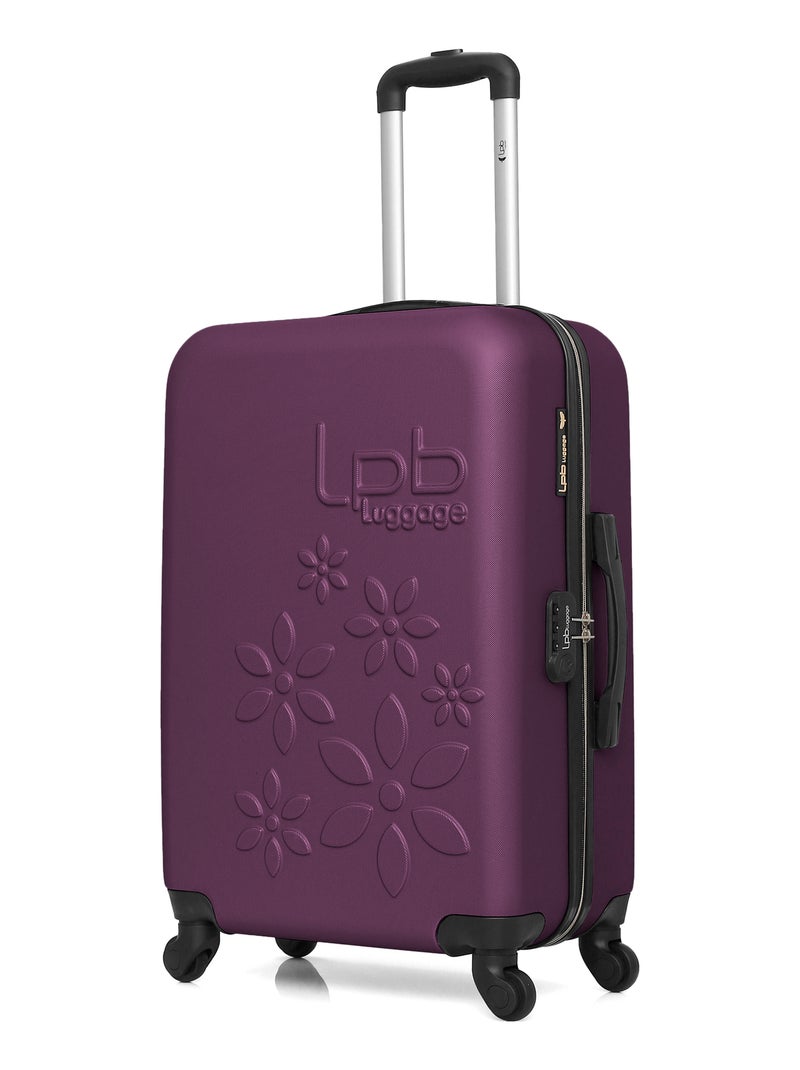 Lot de 3 - Valises weekend, cabine et vanity ELEONOR Prune - Kiabi