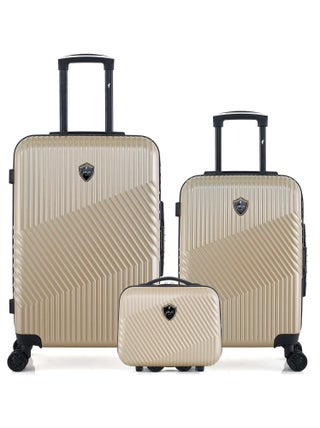 Lot de 3 - Valises weekend, cabine et vanity PETER