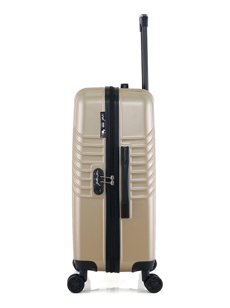 Lot de 3 - Valises weekend, cabine et vanity PETER Beige - Kiabi