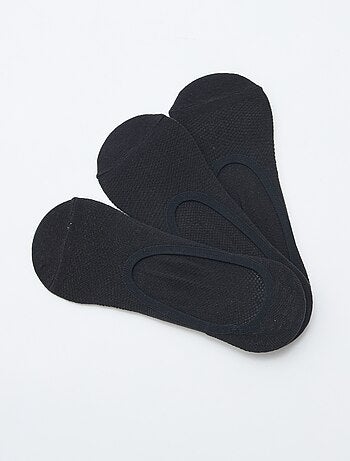 Lot de 3 ballerines protège-pieds Invisibles