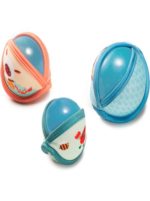 Lot de 3 balles de bain Ferme - Kiabi Lot de 3 balles de bain Ferme - Kiabi