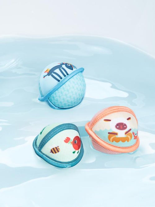 Lot de 3 balles de bain Ferme - Kiabi Lot de 3 balles de bain Ferme - Kiabi