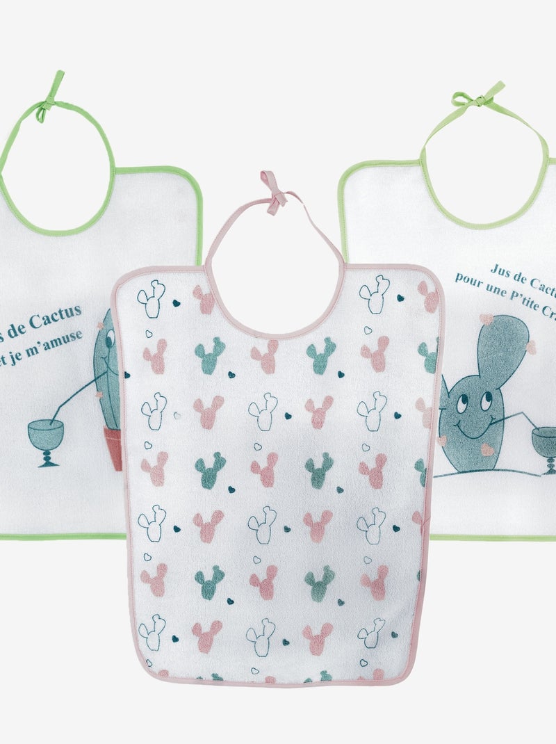 Lot de 3 bavoir bébé Blanc - Kiabi