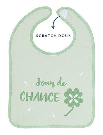 Lot de 3 bavoirs 6 mois 25x36 cm - Chance - Babycalin
