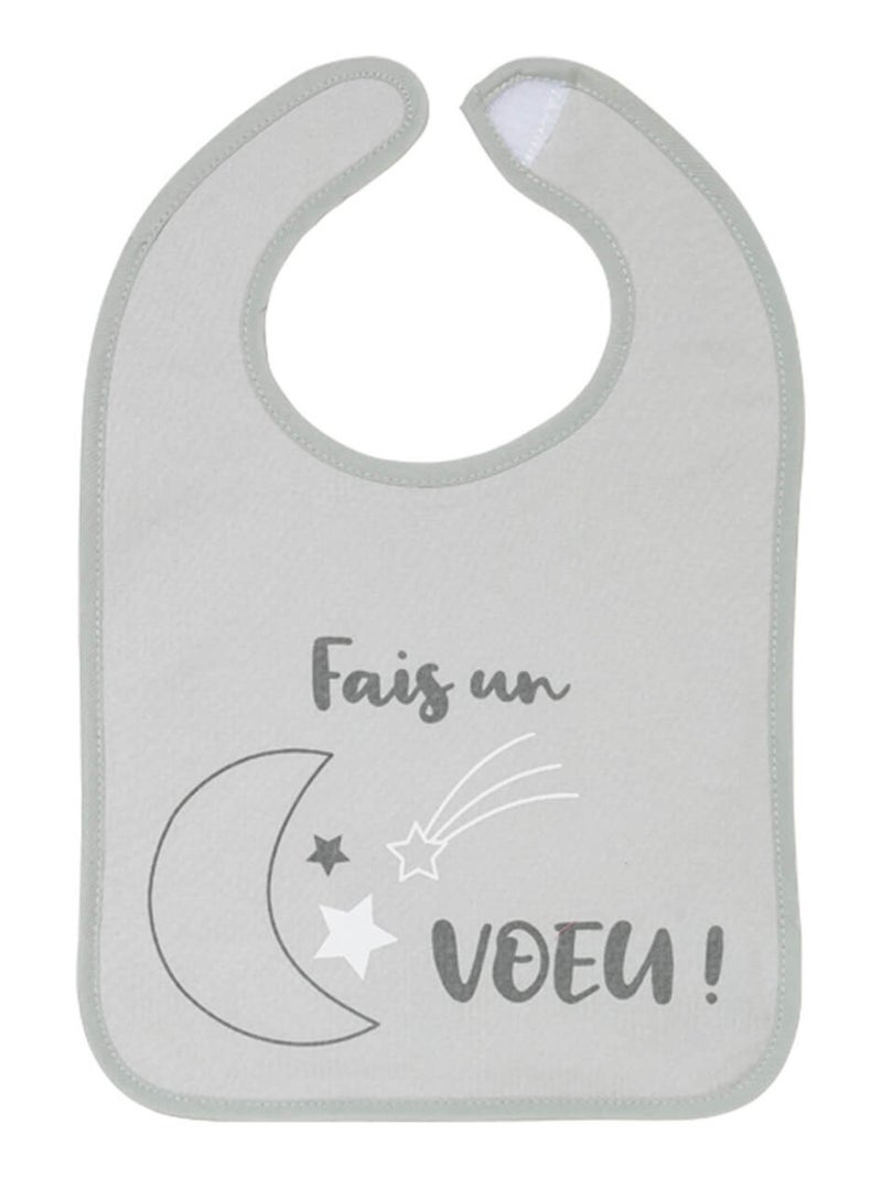 Lot de 3 bavoirs 6 mois 25x36 cm - Chance - Babycalin Multicolore - Kiabi