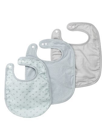 Lot de 3 bavoirs ajustables en coton bio - ROBA 'Lil Planet'