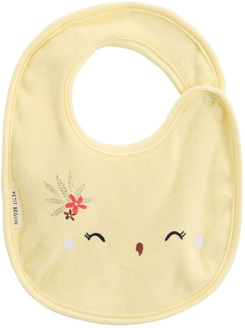 Lot de 3 bavoirs bébé Badian Jaune - Kiabi