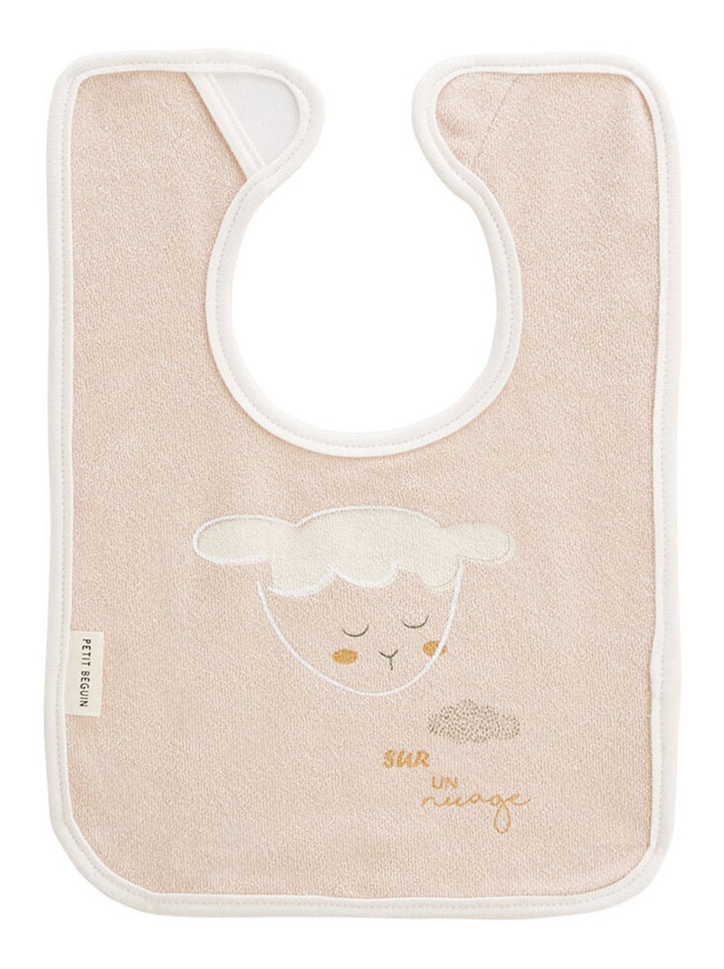 Lot de 3 bavoirs bébé Câlins Ecru - Kiabi