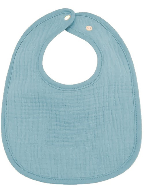 Lot de 3 bavoirs bébé en gaze de coton Baleine Les Chatounets - Kiabi