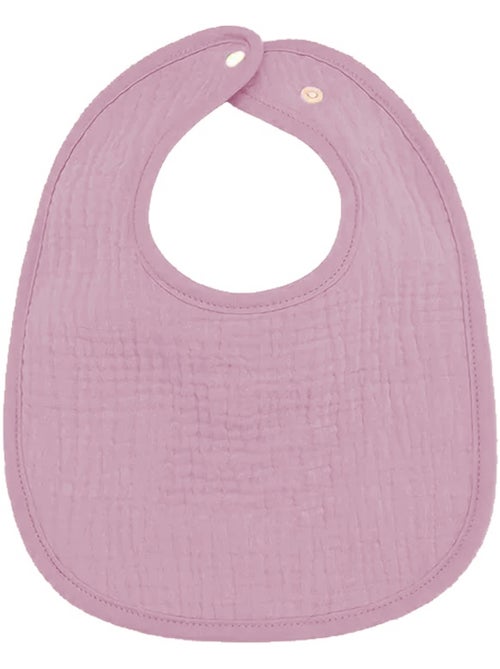 Lot de 3 bavoirs bébé en gaze de coton Fleur Les Chatounets - Kiabi