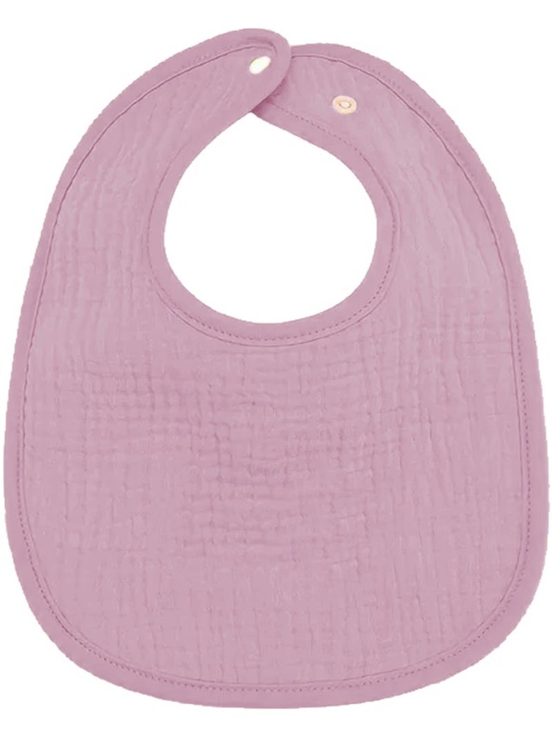 Lot de 3 bavoirs bébé en gaze de coton Fleur Les Chatounets Beige/Rose - Kiabi