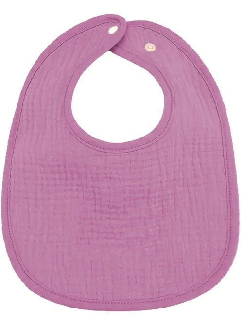 Lot de 3 bavoirs bébé en gaze de coton Fleur Les Chatounets - Kiabi