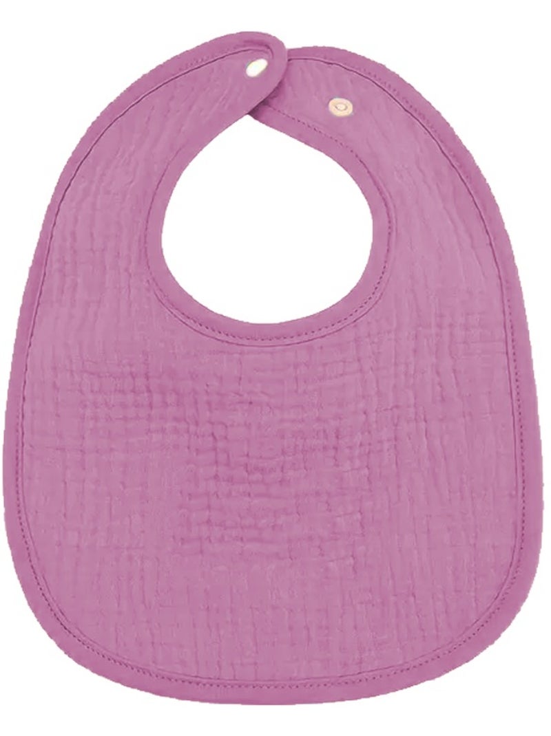 Lot de 3 bavoirs bébé en gaze de coton Fleur Les Chatounets Beige/Rose - Kiabi